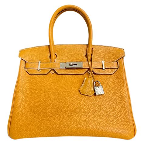 hermes birkin 30 casaque bag moutarde sanguine|Hermes Birkin 30cm leather.